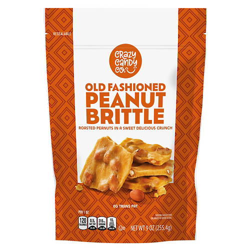 Crazy Candy Co. Peanut Brittle, 9 oz